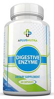 Digestive Enzymes Plus Prebiotics & Probiotics - Natural GF Support - for Better Digestion & Lactose Absorption - for Bloating & Gas Relief + Helps IBS & Leaky Gut - 60 Vegan Capsules by A Plus Nutra