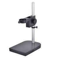 Big Lab Industry Stereo Microscope Camera Table Stand Dual Ring Holder max 40mm
