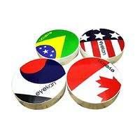 Frag Style Multi-Color Plastic Material Contact Lenses Cases 7x7x2 cm