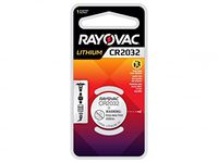 Hillflower 1 pcs CR2032 Rayovac KECR2032 3V Lithium Card Battery