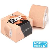 K-Tape Original Latex-Free Kinesiology Tape with High Quality Cotton and Long Lasting Physiobond Adhesive Single Roll - Beige - 5cmx5m