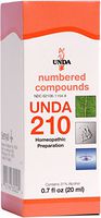 UNDA - UNDA 210 Numbered Compounds - Homeopathic Preparation - 0.7 fl. oz.