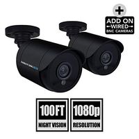 Night Owl Security 2 Pack Add-On 1080P Wired Bullet Cameras, Black (CAM-2PK-HDA10B-BU)