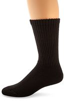 JOBST Sensifoot Closed Toe Crew Socks, Black, X-Small