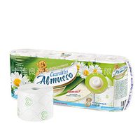 suonabeier Toilet Paper White Bath Tissue Family Roll Paper Ultra-Soft Standard Rolls Tissue Paper Kitchen Paper Towels (8 Rolls)