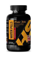 Diuretic Water - Water Pills (Diuretic Formula) - Water Pills Diuretic Weight Loss - Apple Cider Pills Dietary - 1 Bottle 60 Capsules