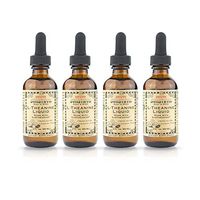 SVASTHYA BODY & MIND Liquid L-Theanine - Natural Form of Stress Relief That Reduces Anexiety & Improves Concentration - Alcohol Free, Made in The USA, Kosher, Suntheanine-GMP, 2 oz - 4 Pack