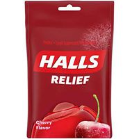 Halls Soothing Syrup Center Cherry Flavor Menthol Drops 25 ea