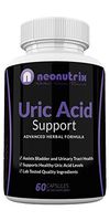 Neonutrix Uric Acid Support for Kidney Health - Supports Bladder & Urinary Tract Health for Men & Women - Made in USA - 60 Caps