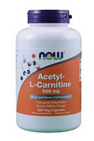 Now Foods Acetyl-L Carnitine 500 mg - 200 Vcaps