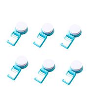 Homieco 6 Pack Broom Mop Holder Wall Mounted Tools Hanger Storage Organizer Free Drilling Self Adhesive Garage Wall Racks for Shelving Ideas