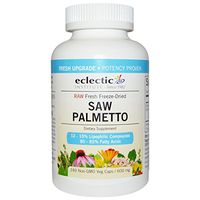 Eclectic Institute, Saw Palmetto, 600 mg, 240 Non-GMO Veggie Caps