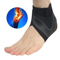 Ankle Stabilizer Brace, Compression Women Men Breathable Adjustable Foot Support Wrap Reduce Pain Sleeve for Sport, Ankle Sprain, Plantar Fasciitis, Injury Recovery