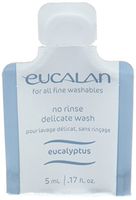 Eucalan Fine Fabric Wash 0.17ounce Single Use Pod Eucalyptus, Pack of 25