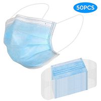 Lixada1 50pcs Face Shield Disposable Breathable Mouth Cover