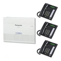 Panasonic KX-TA824 System + (3) KX-T7731 Black