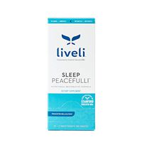 Sleep Aid Supplement with Melatonin, Chamomile, Ashwagandha, Valerian Root, GABA and Lemon Balm | Promote Blissful Sleep | Wake Up Refreshed | Sleep Peacefulli by Liveli - 50 Tablets