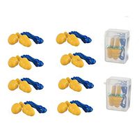 10 Pcs Soft Silicone Ear Plug Reusable Hearing Protection Earplug with Corded