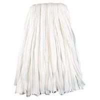 Boardwalk BW2024 Nonwoven Cut End Edge Mop, Rayon/Polyester, 24, White, 12/Carton
