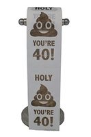 Happy 40th Birthday Toilet Paper Prank Funny Gag Gift