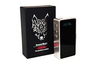 Galaxy Black 3D Carbon Fiber Protective Air Release Vinyl Decal Wrap for Asmodus Snow Wolf 200W Vape Box Mod by Necro Wraps
