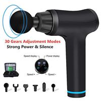 SIWEI Massage Gun, 30-Speed Hand-Held Deep Tissue Muscle Percussion Massager, Handheld Electric Cordless Body Massager Sports Drill for Athletes & Muscle Body Pain Relief