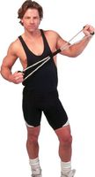 Fabrication Cando Bowtie Exerciser 22" XX-Light Tan for Upper & Lower Body Exercises