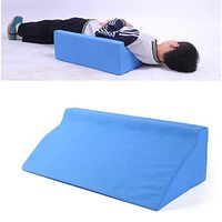 Triangular Bed Wedge Pillow for Acid Reflux, Pillow Wedge for Sleeping Leg Elevation Triangular Position Pad Pads Back Lumbar Support Lateral Pillow