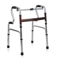 Jonigo Auxiliary Walker for The Elderly Aluminum Alloy Patient Walker Adjustable Armrest Frame Four Corner Cane Walker