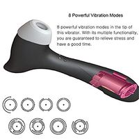 Jiangync 8 Vibration Modes for Leisure and Relaxation Toy for Women Thrusting Sùckǐng Vibratǒr GXXspǒt GXXspǒt Stimulator Toys Pleasure Toys for Women Jiangync (Color : Black)