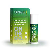 OnGo Instant Energy Spray | 75mg of Natural Caffeine | Vitamins B3, B6, B12 & Taurine | Sugar Free | Fast, Portable & Convenient Energy | Made in USA* | 20 Servings | 1 Pack
