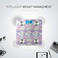 Beautiful Clouds and Moon Weighing Machine Scale for Weight Most Accurate Bathroom Scale Tracks 8 Key Compositions Analyzer Sync with Fitness Apps 400 Lbs