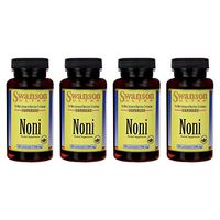 Swanson Noni 500 Milligrams 60 Capsules (4 Pack)