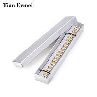 MeiShang Womens Elegant Titanium Magnetic Therapy Bracelets Pain Relief for Arthritis and Carpal Tunnel