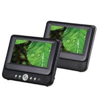Sylvania 9-Inch Dual Screen Portable DVD Player with USB/SD Card Reader