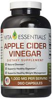Vita Essentials Apple Cider Vinegar 1000 Mg Per Serving Capsules, 360 Count