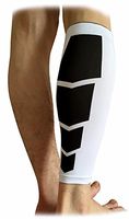 CFR Single Unisex Leg Compression Sleeves - Protective Sporting Socks - Calf Pain Relief - Guarder for Running, Cycling, Traveling - Two Prints 5 Colors Plus Size - by UPS