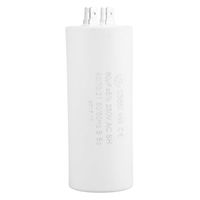 CBB60 Run Capacitor, 250V AC 80uF 50/60HZ Cylinder Shaped Suitable for The Start-up of Motors with Frequency of 50Hz and 60Hz, Such as Air Conditioners