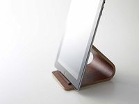 YAMAZAKI home 7326 Rin Plywood Tablet Stand, Brown