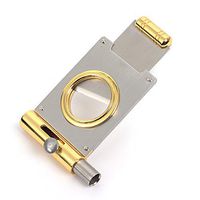 Stainless Steel Cigar Cutter with Cigar Punch