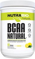 NutraBio BCAA Natural Fermented Branched Chain Amino Acids- Lemonade (60 Servings)