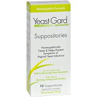 Yeast-Gard Advanced Homeopathic Suppositories 10 ea  