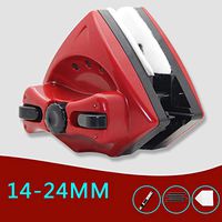 YINJIESHANGMAO Window cleaning equipment window glass three-layer double-layer hollow glass magnetic household double-sided window cleaning equipment (Color : Red 14-24mm)