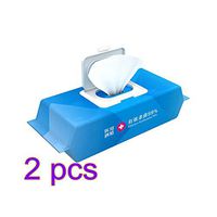 Exceart 2 Pack Disposable Prep Pads Esthetic Wipes Pads Non Woven Surgical Wipes Swabs Makeup Facial Wipes Medical Supplies for First Aid Wound Care Home Outdoor Travel