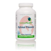 Seeking Health | Optimal Prenatal | Prenatal Vitamins for Women | 240 Vegetarian Prenatal Vitamins