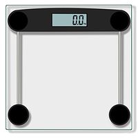 Basde Digital Body Weight Bathroom Scale with Step-On Technology Large LCD Backlight Display， Consistent Accurate Reading, Non-Slip Matte Wide Platform,50KG/330 Pounds (Black)