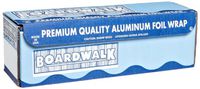 Boardwalk 7112 Extra Thick Standard Aluminum Foil Roll, 1000' Length x 12" Width x 16 Micron Thickness