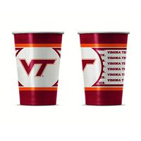 Duck House LDC43814P Virginia Tech Disposable Paper Cups - 20 Pk