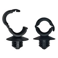 Richco Hinged Locking Clamps - 25 Pcs (Black)