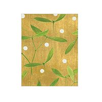 Caspari Mistletoe Gift Enclosure Cards, 20 with Envelopes